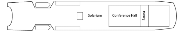 Vodohod MS Nikolay Chernyshevsky Deck Plans Sun Deck.png